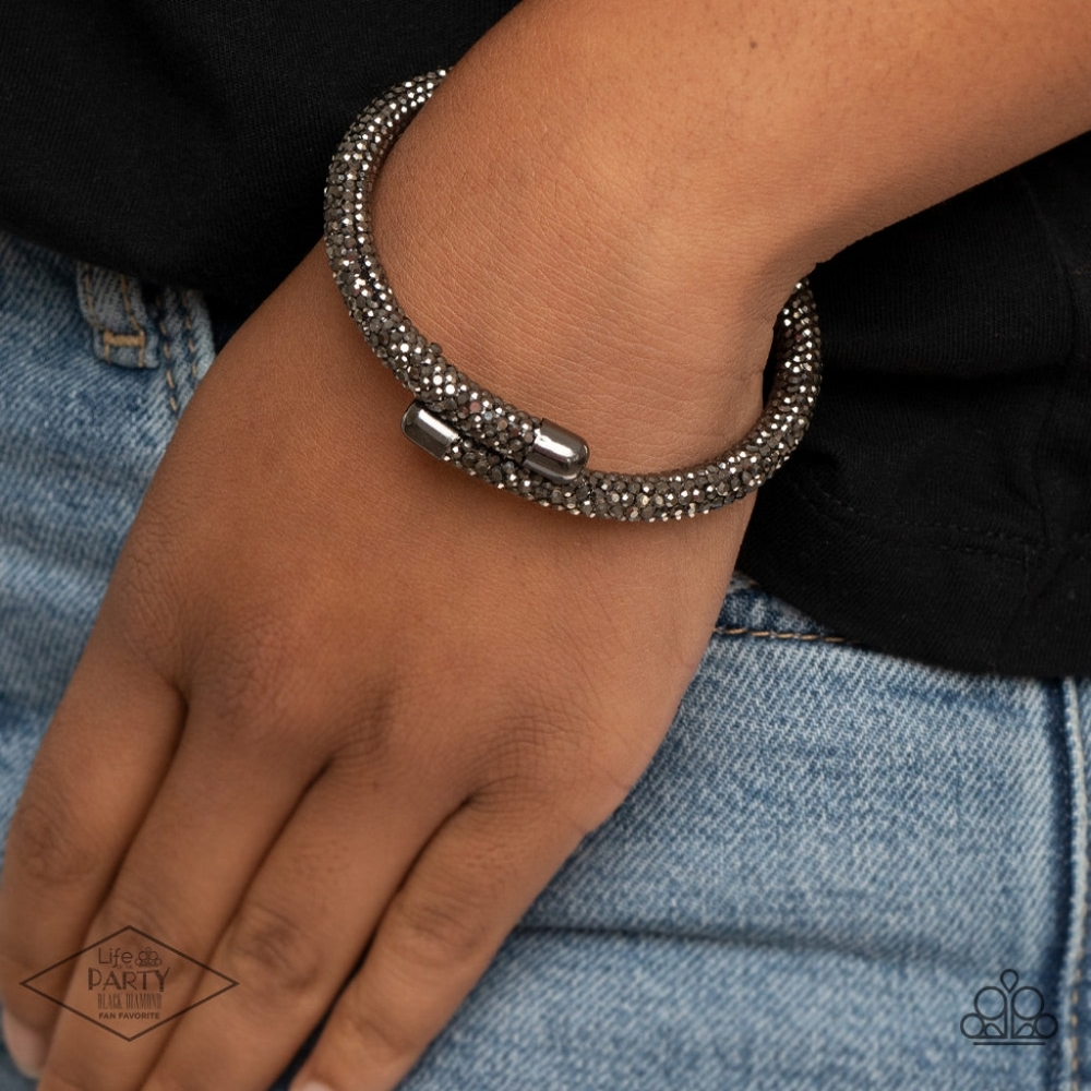 Black Hematite Wrap Around Cuff